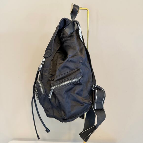 Pinko Bag Embellished Backpack Black OS Goth Y2K Utility Travel School Daypack main image 6